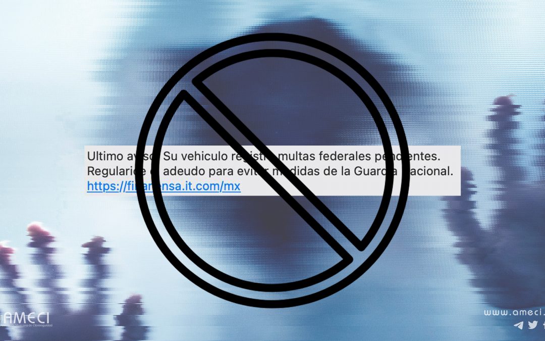¿Recibiste un SMS por una multa? Podría tratarse de una estafa