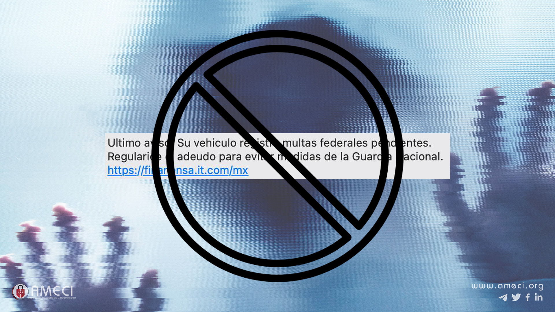 ¿Recibiste un SMS por una multa? Podría tratarse de una estafa